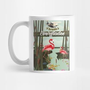 Florida Everglades travel poster Mug